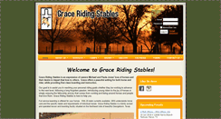 Desktop Screenshot of graceridingstables.com